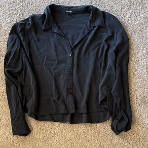 Madewell Charcoal Button-Down Shirt